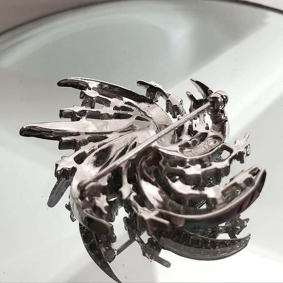 Spectacular Sparkling PANETTA Vintage Starburst Brooch - Picture 5 of 6